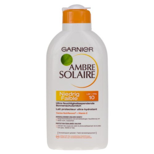 Garnier Ambre Solaire Moisturising Protection Milk - SPF10 (200ml) Preisvergleich