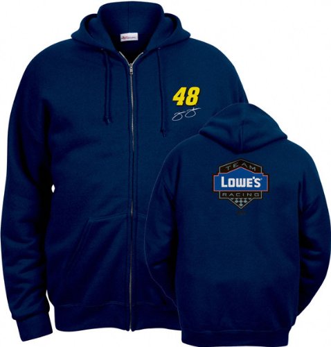 Buy Jimmie Johnson 2 Hard 2 Catch Full Zip Hooded Sweatshirt
