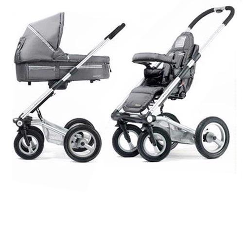 Mutsy SS06S-ABLACK-KIT 4Rider Newborn Stroller System Active Black