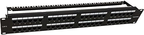 Cat6 2RU 48-Port Patch Panel Electronic Computer
