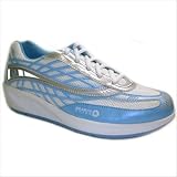 Bass Footwear SWIFT-BLWH Ladies Swift Earth Athletic Lace-Up in Blue White by Bass