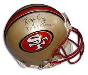 Roger Craig Signed 49ers Full Size Authentic Helmet - 3x SB Champs