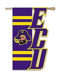East Carolina University Garden Applique Sculpted Flag