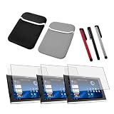 41Delb9oZtL. SL160  Premium Black/Grey 10 Reversible w/ Silver Trimming Case + Touch Screen Stylus Pen(3 PACK) + Clear Screen Protector Guard(3 PACK) for Acer Iconia Tab A500 10.1 Inch Tablet