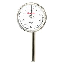 Starrett Universal Dial Indicator, Inch, Back Plunger