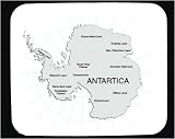 Mouse Pad with map, Antartica, polar