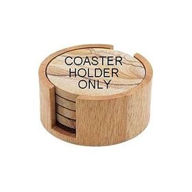 Natural Circular Coaster Holder for Thirstystone Sandstone Coasters by Thirstystone Resources, Inc. Creative Ventures