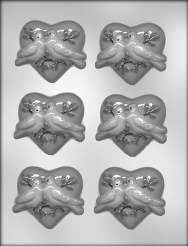 Birds on Heart Chocolate love heart chocolates. Birds on Heart Chocolate