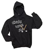 Chicks with Sticks (Stix) Hockey Girl Hooded Sweatshirt