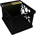 Storex Large Storage and Transport File Crate, 17.25 x 14.25 x 10.5 Inches, Black (STX61546U01C)