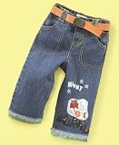 Flapdoodles Baby Boy Night Owl Jeans