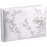 Ivy Lane Design Cherry Blossom Collection, Guest Book, White