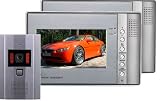 Video Door Phone Intercom System Two 7 LCD Color Screen Monitors & Night Vision CCD Camera
