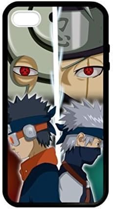 Naruto Shippuden Obito Kakashi Image Protective Iphone 5s / Iphone 5 Case Cover Hard Plastic Case for Iphone 5 5s Design for Fashion Unique BT-SB personality case
