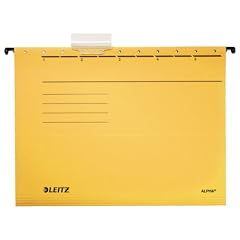 Esselte Leitz 19853015 H�ngemappe Alpha , Colorspankarton, 5 St�ck, gelb