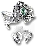La Fleur de Baudelaire Fairy & Skull Cuff Style Bracelet