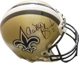Aaron Brooks Autographed/Hand Signed New Orleans Saints Authentic Mini Helmet