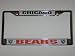CHICAGO BEARS Durable Metal LICENSE PLATE FRAME