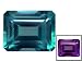 Jewelry : MIN 5.00CT 11X9MM EMERALD CUT RUSSIAN LAB ALEXANDRITE