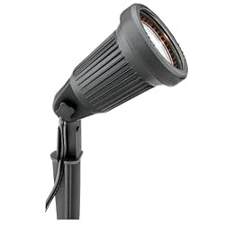 Intermatic CL507 Malibu Low Voltage Cast Metal 20-Watt Halogen Landscape Floodlight, Black