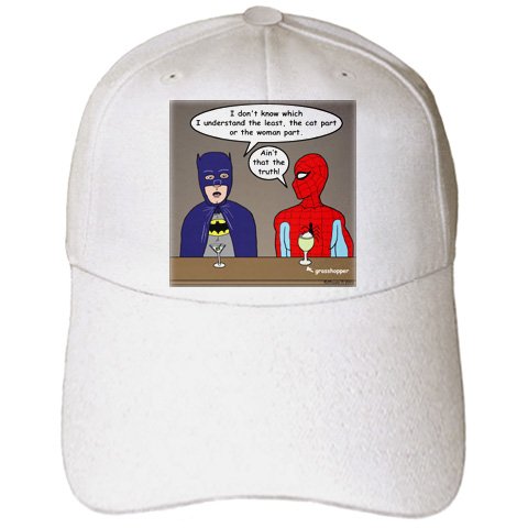  Rich Diesslins Funny General Cartoons - Super Hero Parody with Batman and Spiderman at the bar - Caps