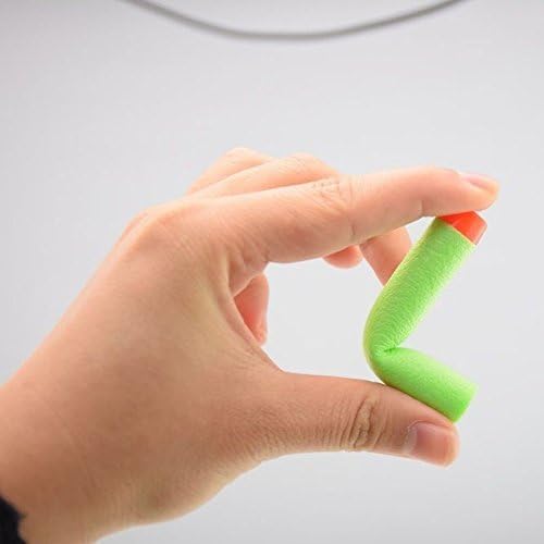 Prut Lot 50 Pcs 7.2cm Green Foam Darts for Nerf N-strike Elite Series Blasters Toy Gun