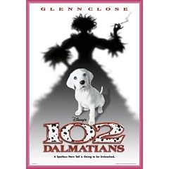 102 Dalmatiner Poster und Kunststoff-Rahmen - Glenn Close, Gerard Depardieu Glenn Close (91 x 61cm)