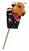 Pro Bull Riders Plush Stick Bull with Cowboy Vest