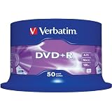 Verbatim 50 x DVD+R 4,7 Go 16x Argent mat Spindlepar Verbatim