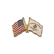 US and Coast Guard Lapel Pin