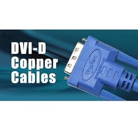 Gefen CAB-DVIC-BLK-15MM DVI-D Copper Cable - 15ft Black by Gefen