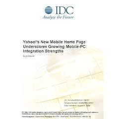 Yahoo!'s New Mobile Home Page Underscores Growing Mobile-PC Integration Strengths