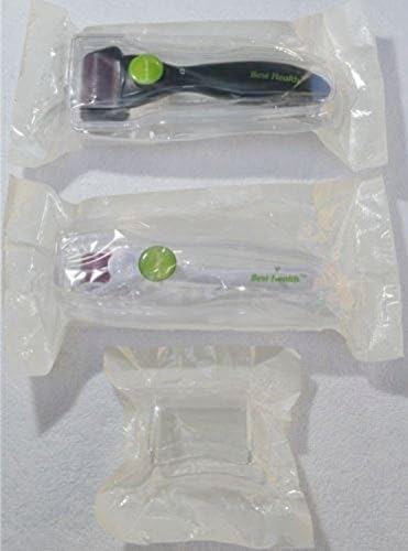 2-in-1 - Best Health Facial Skin Care Needle Micro Acne Scars Derma Skin Roller Stretch Mark (1.0 mm 540 Needles +1.5 mm 1200 Needles) best Skin Roller for Body and Face-ultimate Therapy for Reduction of Stretch Marks, Wrinkles, Scars, Large Pores, Eyes Pouches-incredible Benefits for Beauty, Health, Repair Acne,personal Care