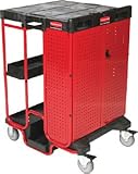 Ladder Cart W/cabinet, 500lb Capacity