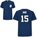 Men`s Detroit Tigers #15 Brandon Inge Name and Number Tshirt - S