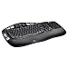 Logitech Cordless Wave Keyboard - Keyboard - wireless - 2.4 GHz - ergonomic - USB wireless receiver - English - United Kingdom - OEM