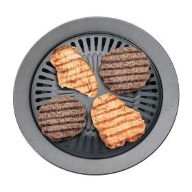 NEW INDOOR SMOKELESS LOW FAT BBQ STOVE HOB TOP GRILL.
