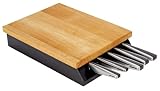 Review Ethos  / Ethos Hells Kitchen Knife Set with Cutting Board, 5 Piece, Colour Box