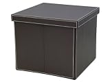 Zeller 17617 Aufbewahrungsbox, Kunstleder. PU / 33.5 x 33 x 32, braun