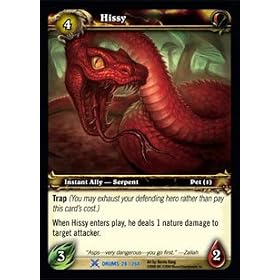 Hissy - Drums of War - Rare by World of Warcraft Cards