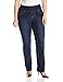 Jag Jeans Women's Plus Size Peri Straight Pull on Jean, Blue Shadow