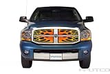 Putco 89356 Flaming Inferno 4-Color Hand Painted Stainless Steel Grille