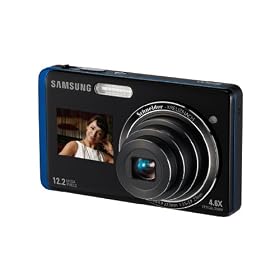 Samsung ST500 Digital Camera - Black/Blue (12MP, 5x Optical Zoom) 3.0 inch LCD