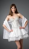 1035 CORSET PARTY CLUB COCKTAIL EVENING PROM DRESS