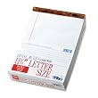 Tops Letr-Trim Perforated Top Letter Size White 50 Sheet Legal Pad 12 Pack (7533)