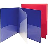 Smead Campus.org&reg; Poly Subject Folder, 4 Pockets, Letter Size, Assorted Colors (87712)