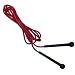 Nylon Skipping Rope Speed Ropes with Plastic Handles Red