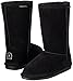 BEARPAW Emma Tall Youth Boot,Black,3 M US Little Kid