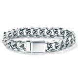 Stainless Curb-Link Bracelet 8