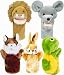 Aesop's Fable Starter Set of Five Plush Animal Puppets and Puppet Show Scripts